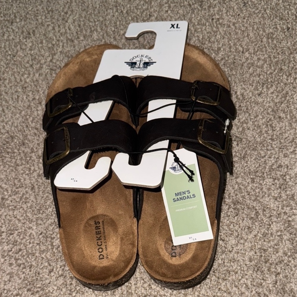 Dockers Dark Brown Cork Sandals